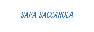 SARA SACCAROLA
